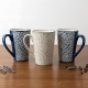 Porcelain Mug Set - 4 Pcs